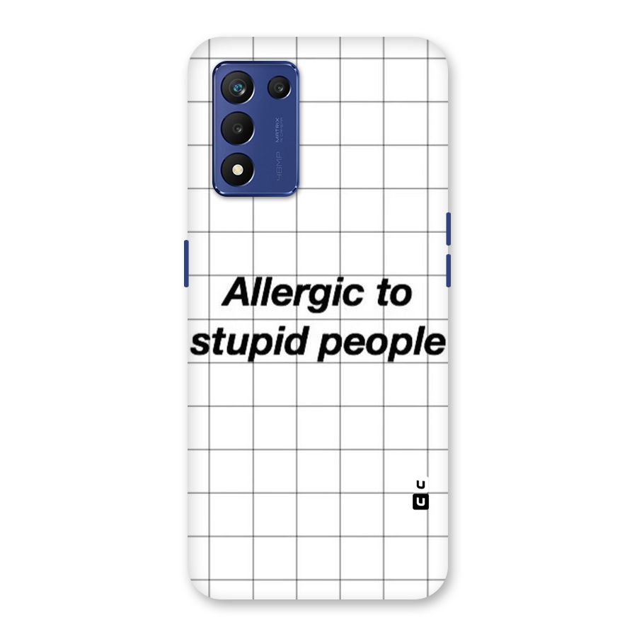 Allergic Back Case for Realme 9 5G Speed