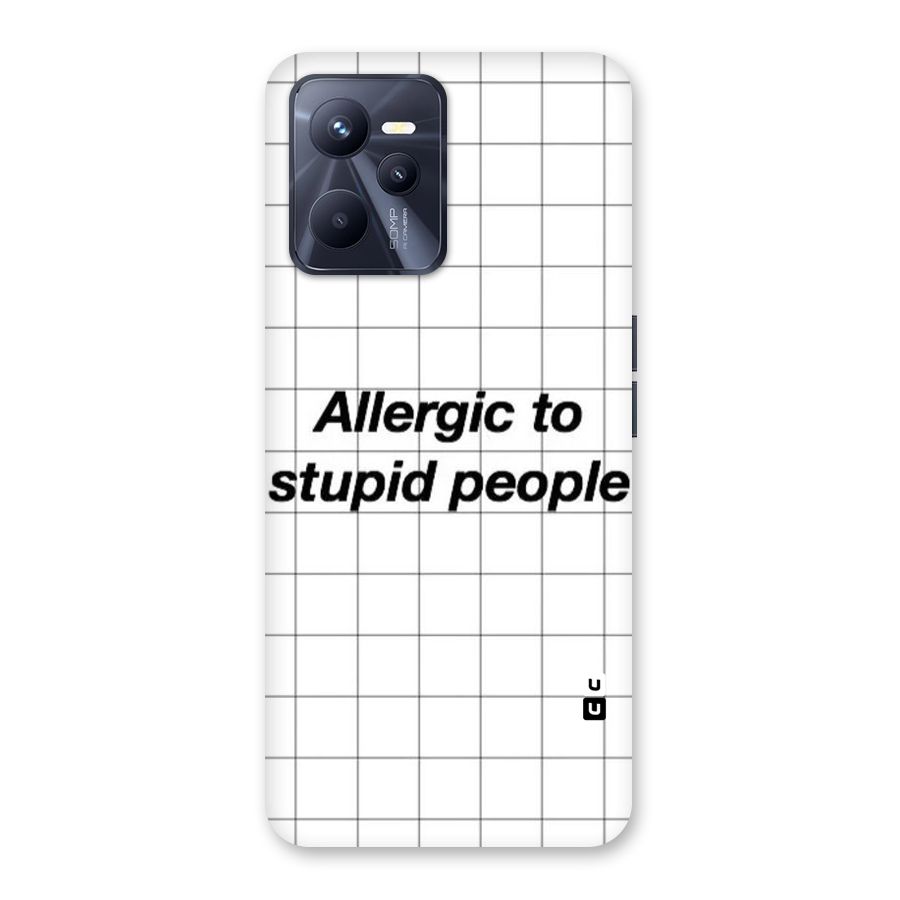 Allergic Back Case for Realme C35