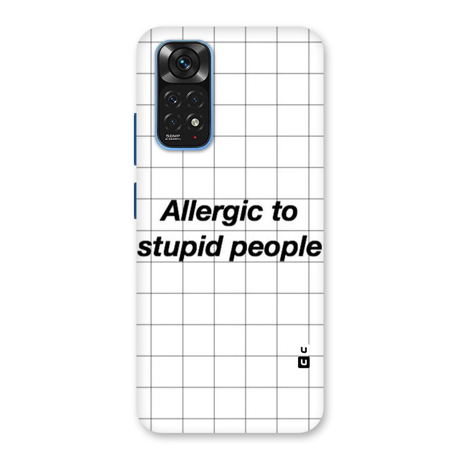 Allergic Back Case for Redmi Note 11S