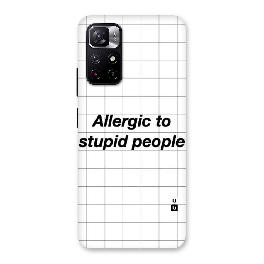 Allergic Back Case for Redmi Note 11T 5G