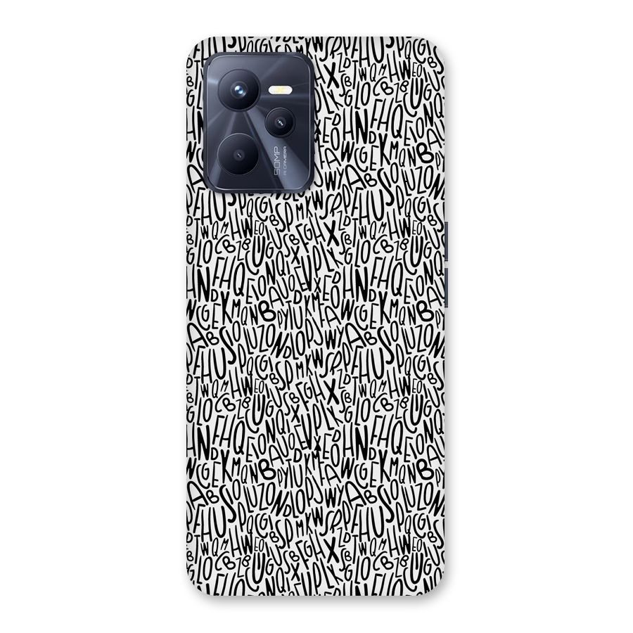 Alphabet Seamless Abstract Back Case for Realme C35
