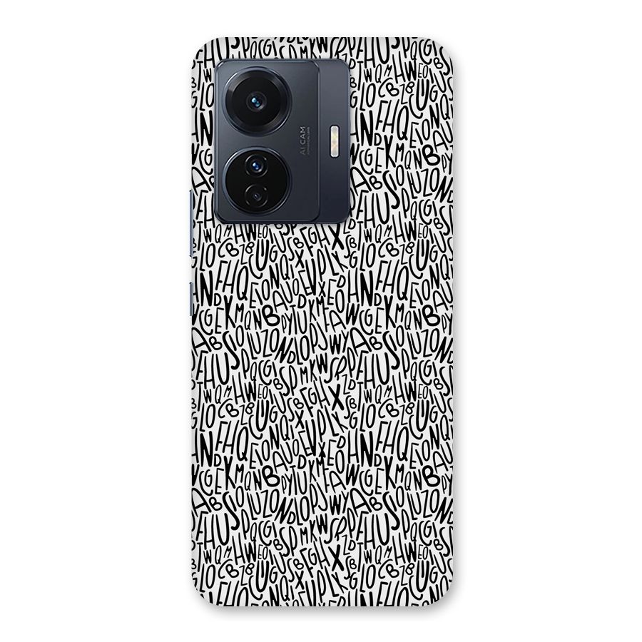Alphabet Seamless Abstract Back Case for Vivo T1 Pro