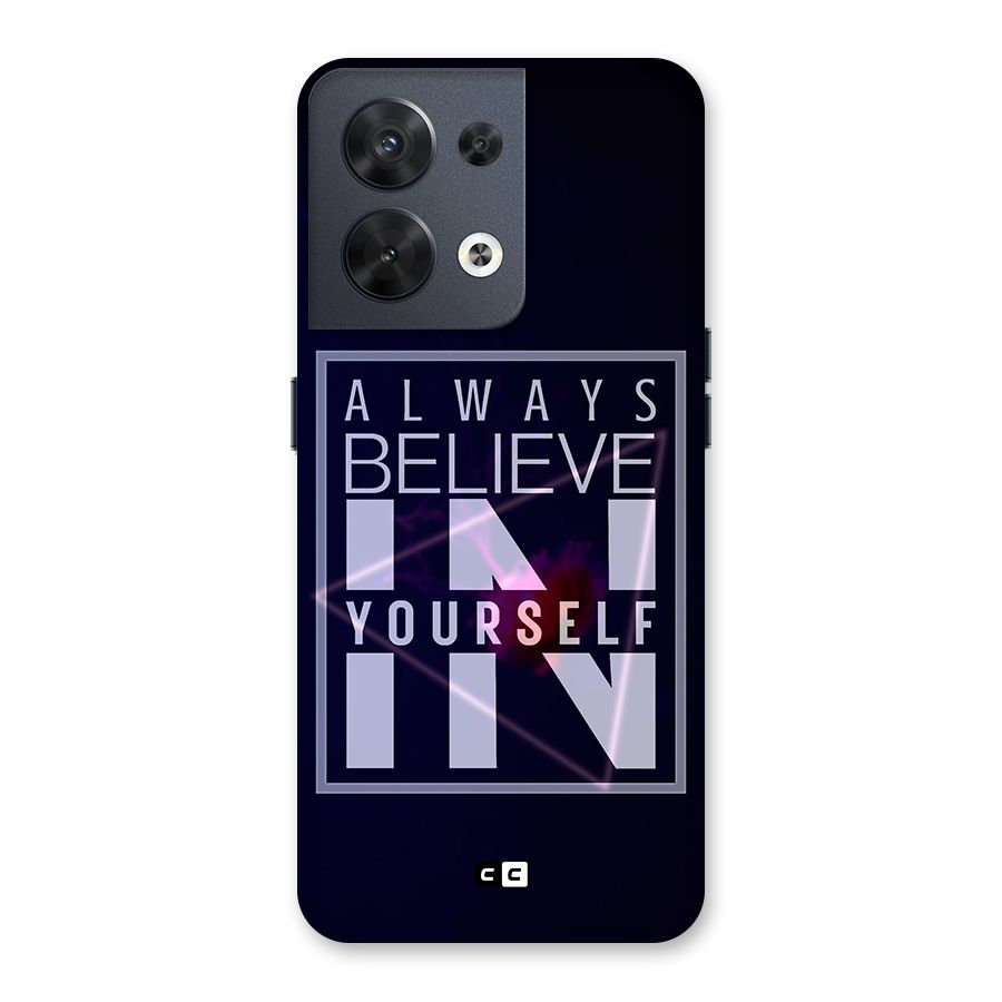 Always Believe in Yourself Back Case for Oppo Reno8 5G