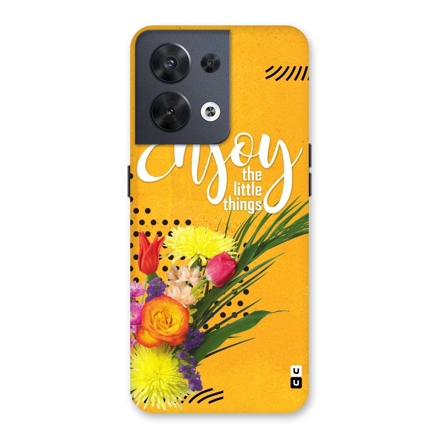 Always Enjoy Little Things Back Case for Oppo Reno8 5G