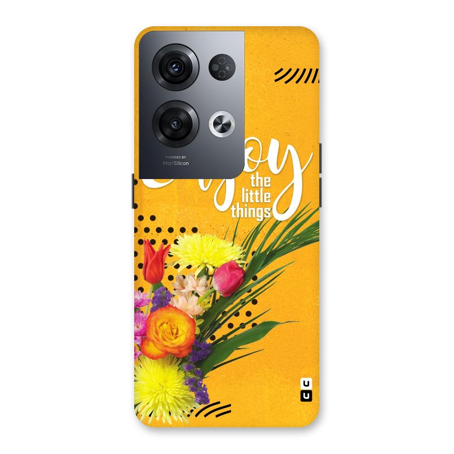 Always Enjoy Little Things Back Case for Oppo Reno8 Pro 5G