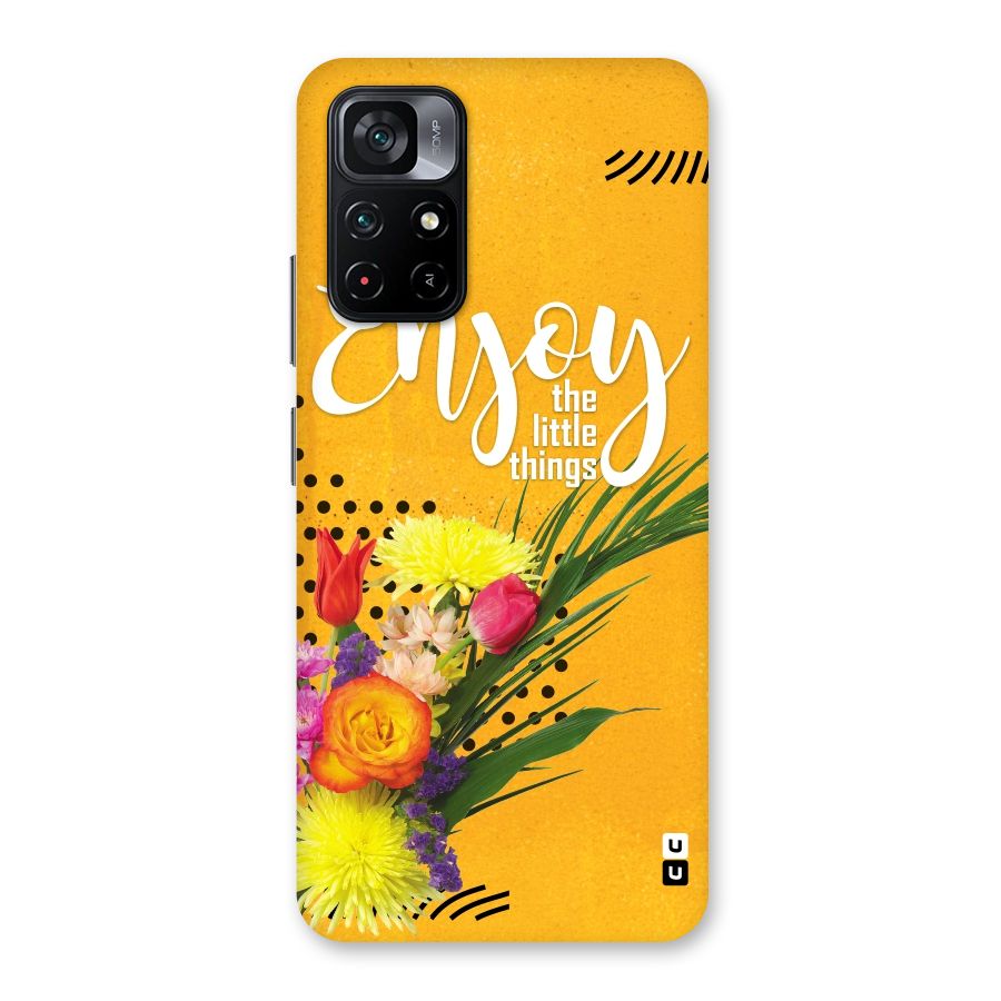Always Enjoy Little Things Back Case for Poco M4 Pro 5G