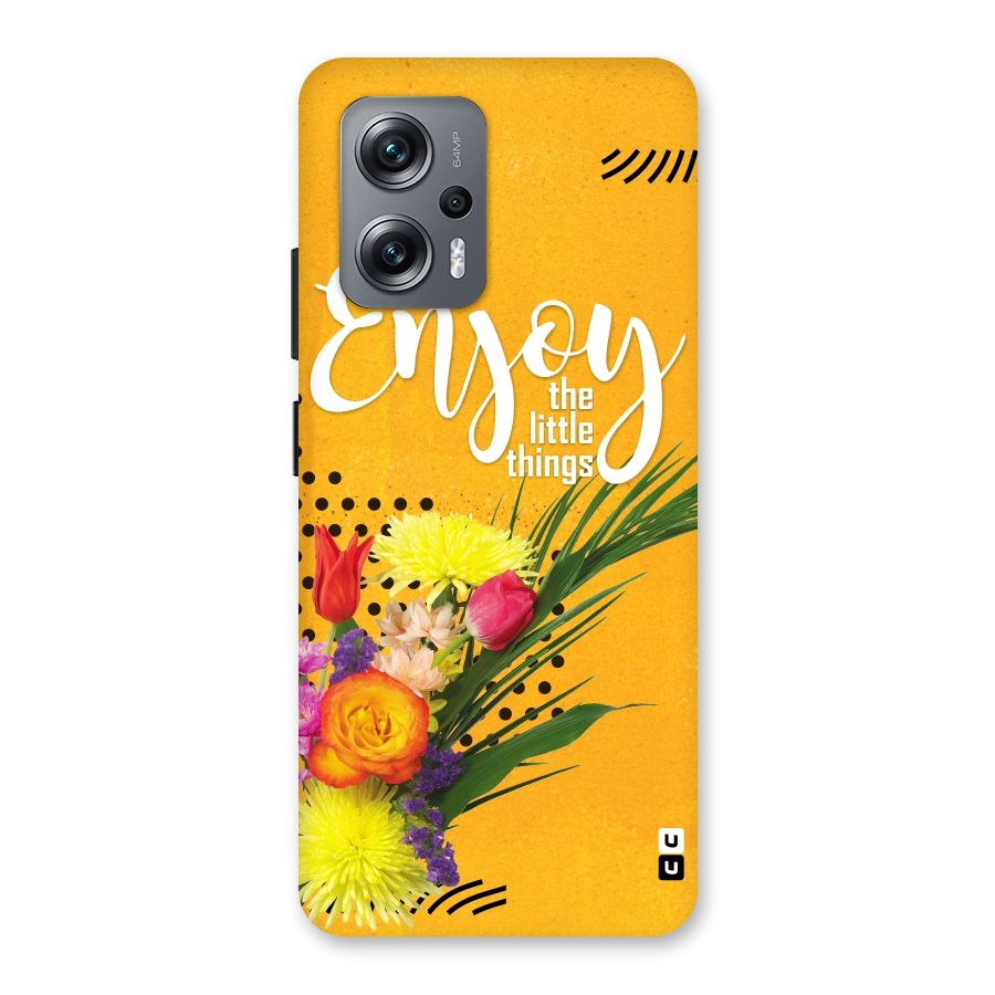 Always Enjoy Little Things Back Case for Redmi K50i