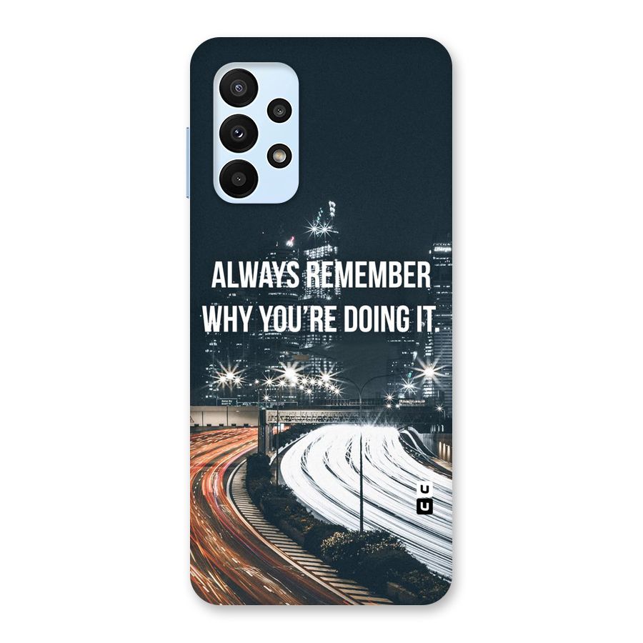 Always Remember Back Case for Galaxy A23