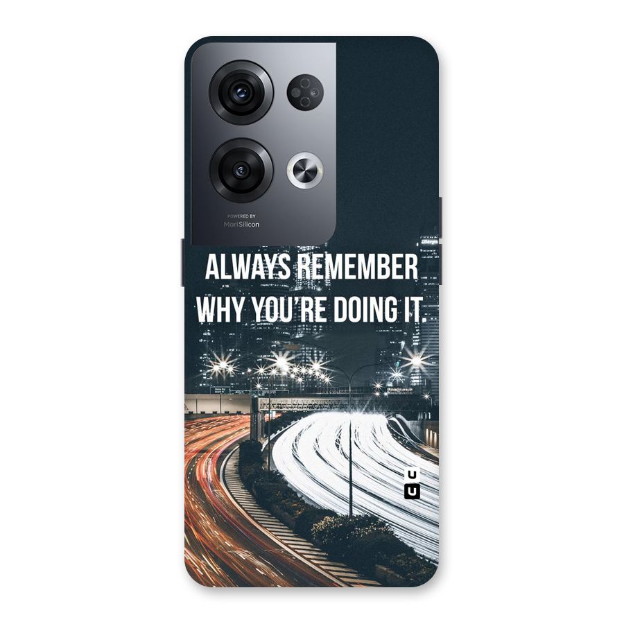 Always Remember Back Case for Oppo Reno8 Pro 5G