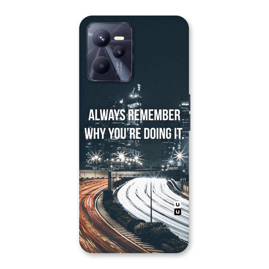 Always Remember Back Case for Realme C35