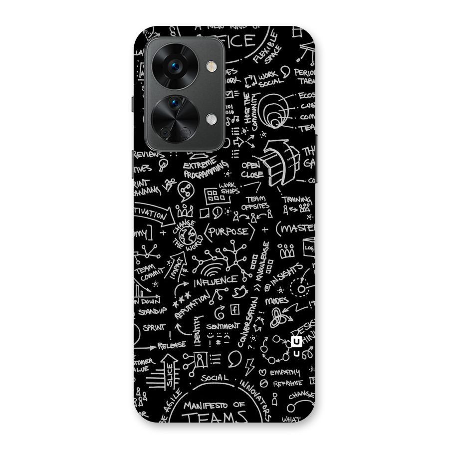Anatomy Pattern Back Case for OnePlus Nord 2T