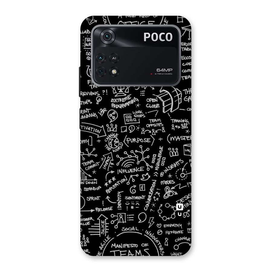 Anatomy Pattern Back Case for Poco M4 Pro 4G