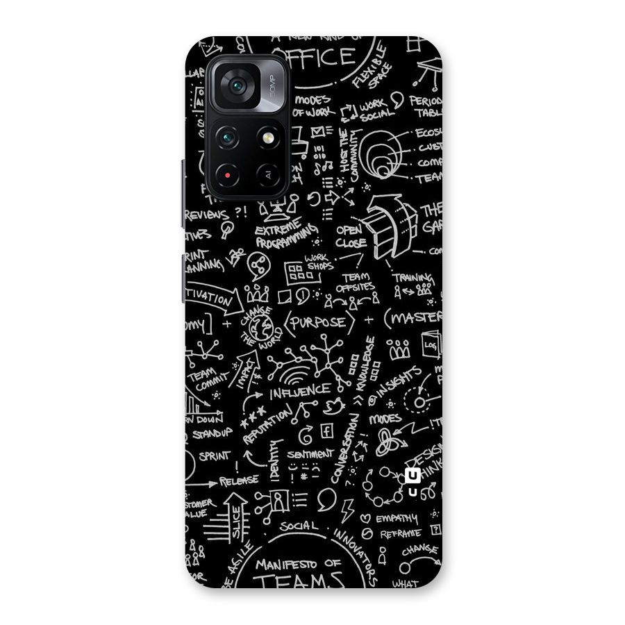 Anatomy Pattern Back Case for Poco M4 Pro 5G