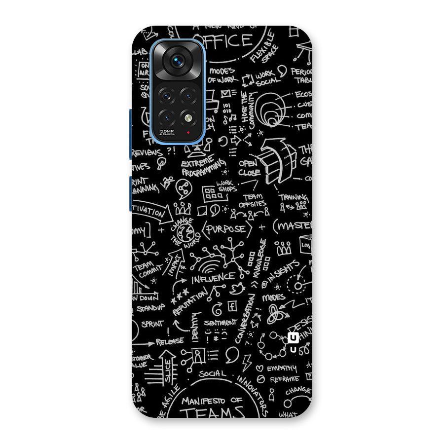 Anatomy Pattern Back Case for Redmi Note 11S