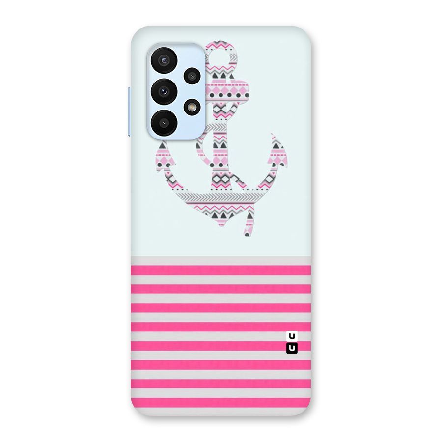 Anchor Design Stripes Back Case for Galaxy A23
