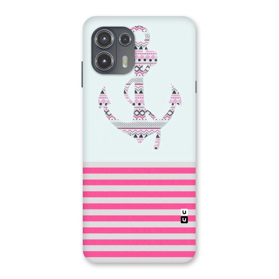 Anchor Design Stripes Back Case for Motorola Edge 20 Fusion