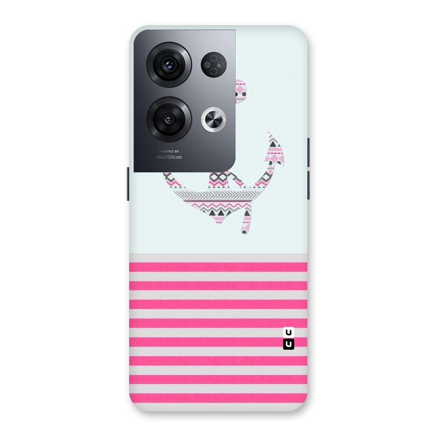 Anchor Design Stripes Back Case for Oppo Reno8 Pro 5G