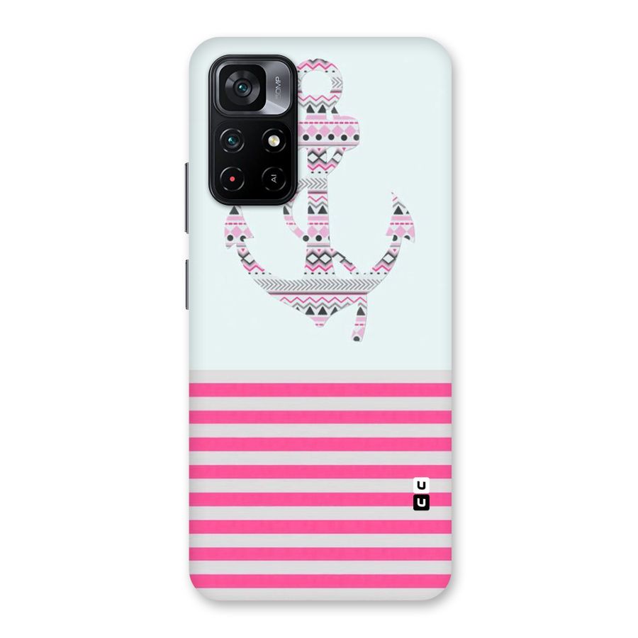 Anchor Design Stripes Back Case for Poco M4 Pro 5G