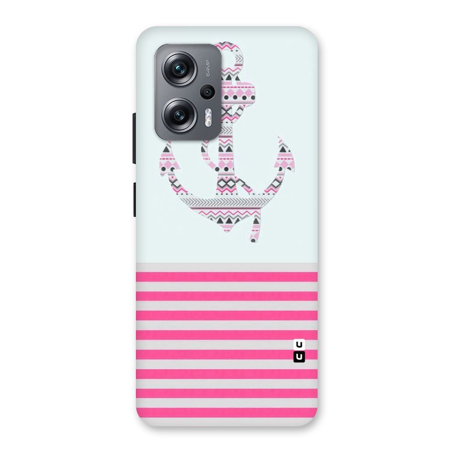 Anchor Design Stripes Back Case for Redmi K50i