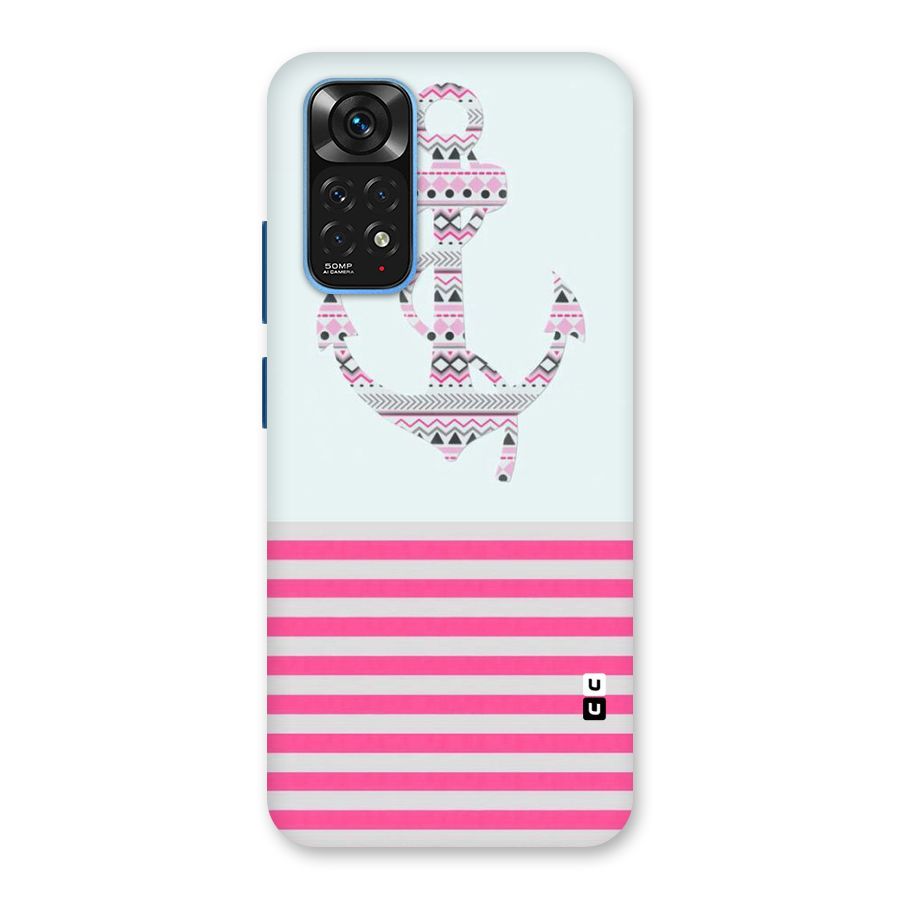 Anchor Design Stripes Back Case for Redmi Note 11S