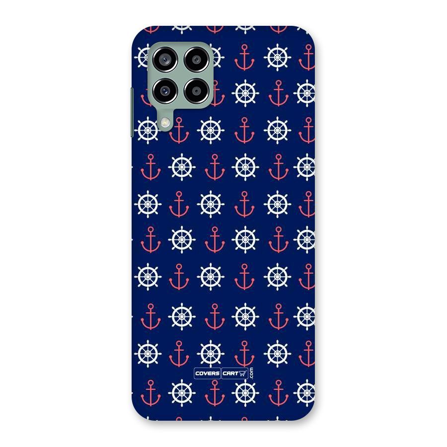 Anchor Pattern Blue Back Case for Galaxy M33