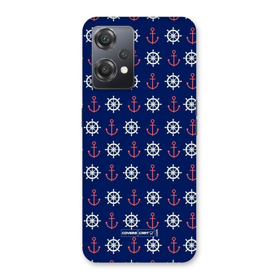 Anchor Pattern Blue Back Case for OnePlus Nord CE 2 Lite 5G