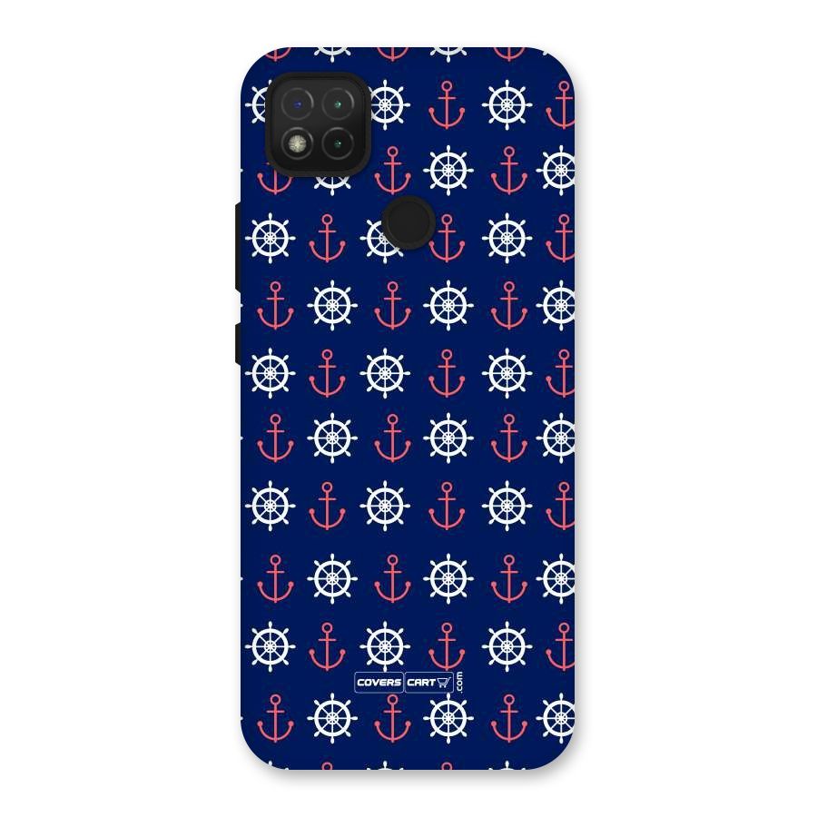 Anchor Pattern Blue Back Case for Redmi 9 Activ