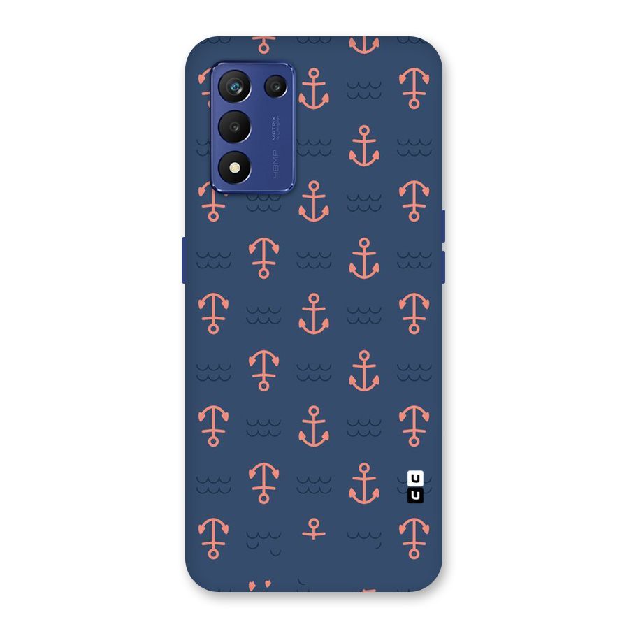 Anchor Sea Blue Back Case for Realme 9 5G Speed