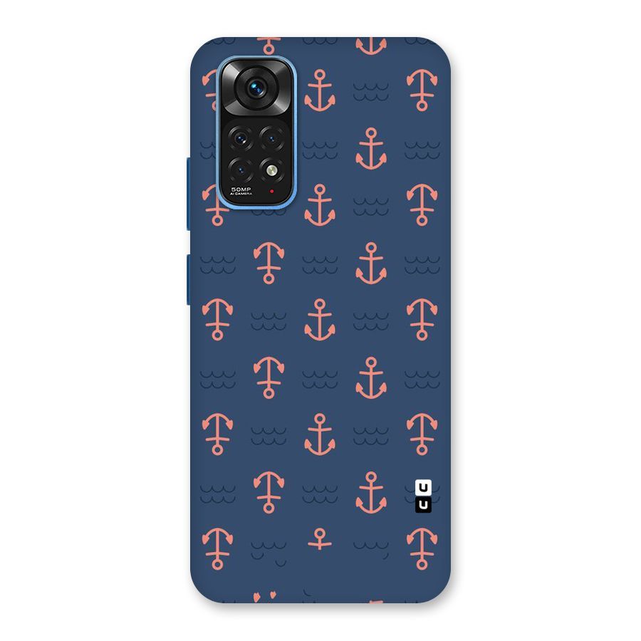 Anchor Sea Blue Back Case for Redmi Note 11S