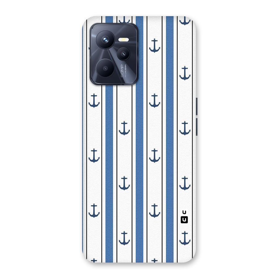 Anchor Stripe Lines Back Case for Realme C35