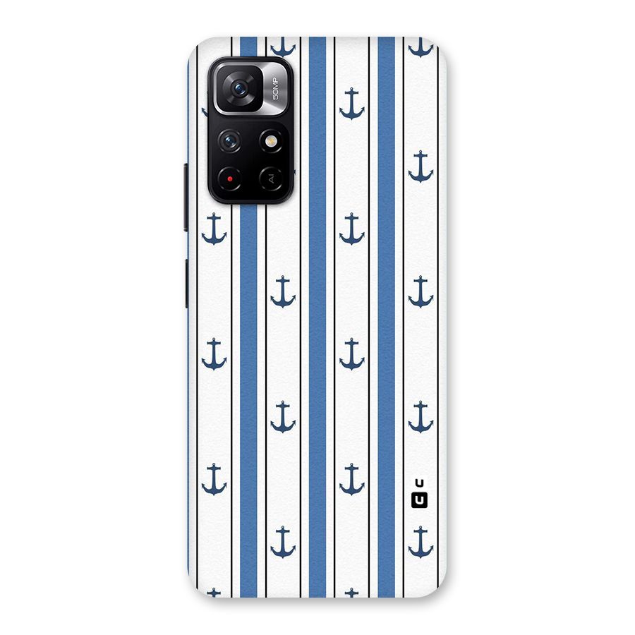 Anchor Stripe Lines Back Case for Redmi Note 11T 5G