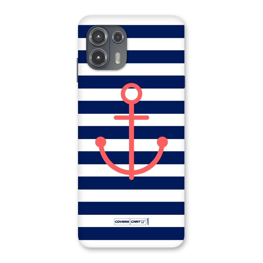 Anchor Stripes Back Case for Motorola Edge 20 Fusion