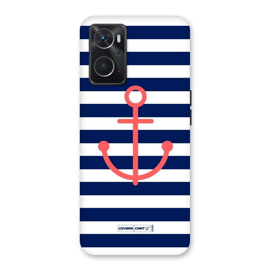 Anchor Stripes Back Case for Oppo K10 4G