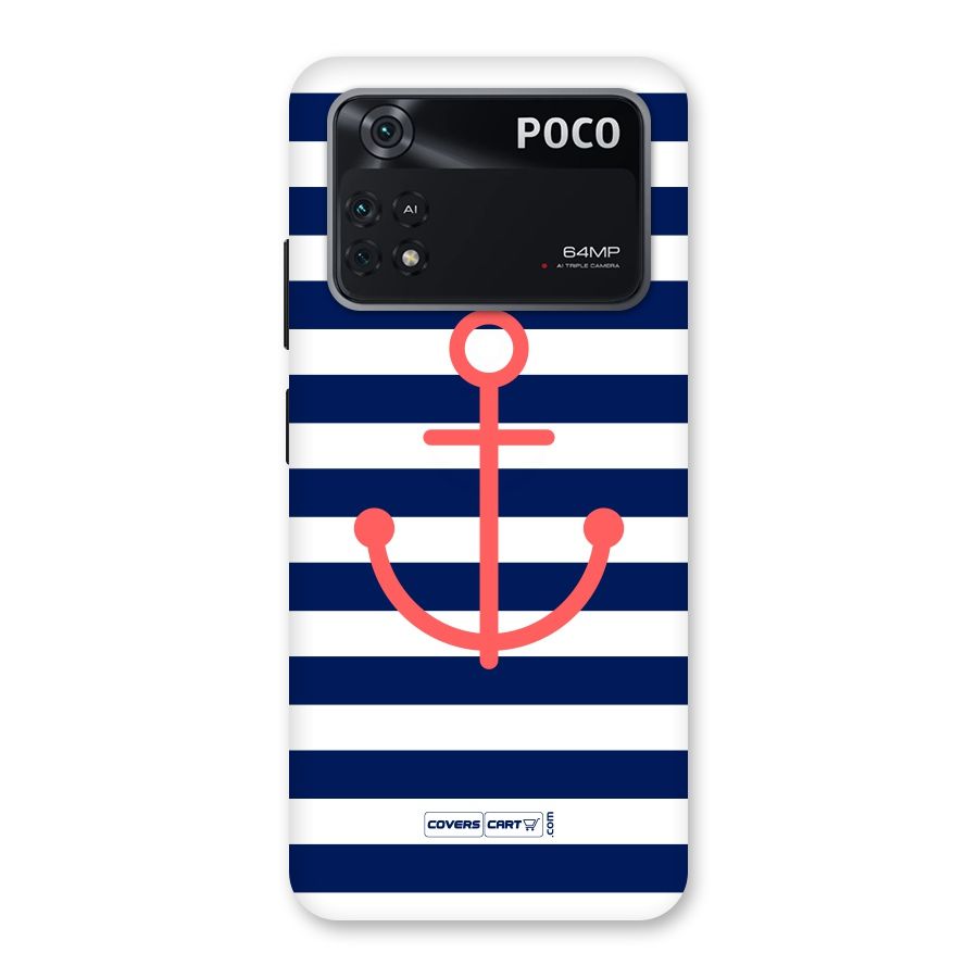 Anchor Stripes Back Case for Poco M4 Pro 4G