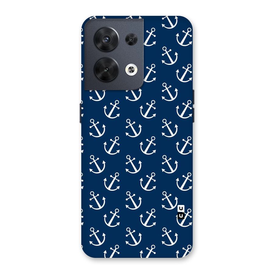 Anchor Zig Pattern Back Case for Oppo Reno8 5G