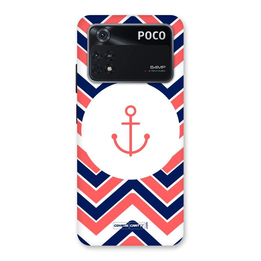 Anchor Zig Zag Back Case for Poco M4 Pro 4G
