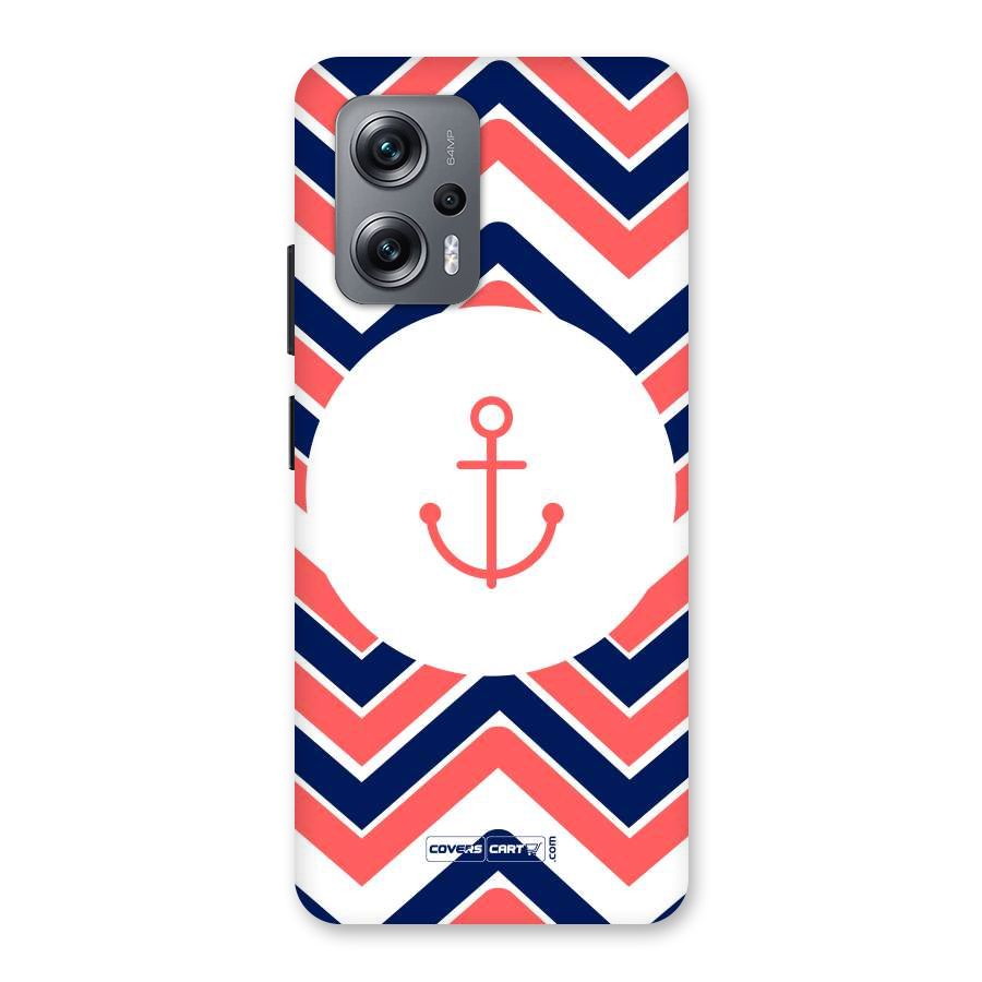 Anchor Zig Zag Back Case for Redmi K50i