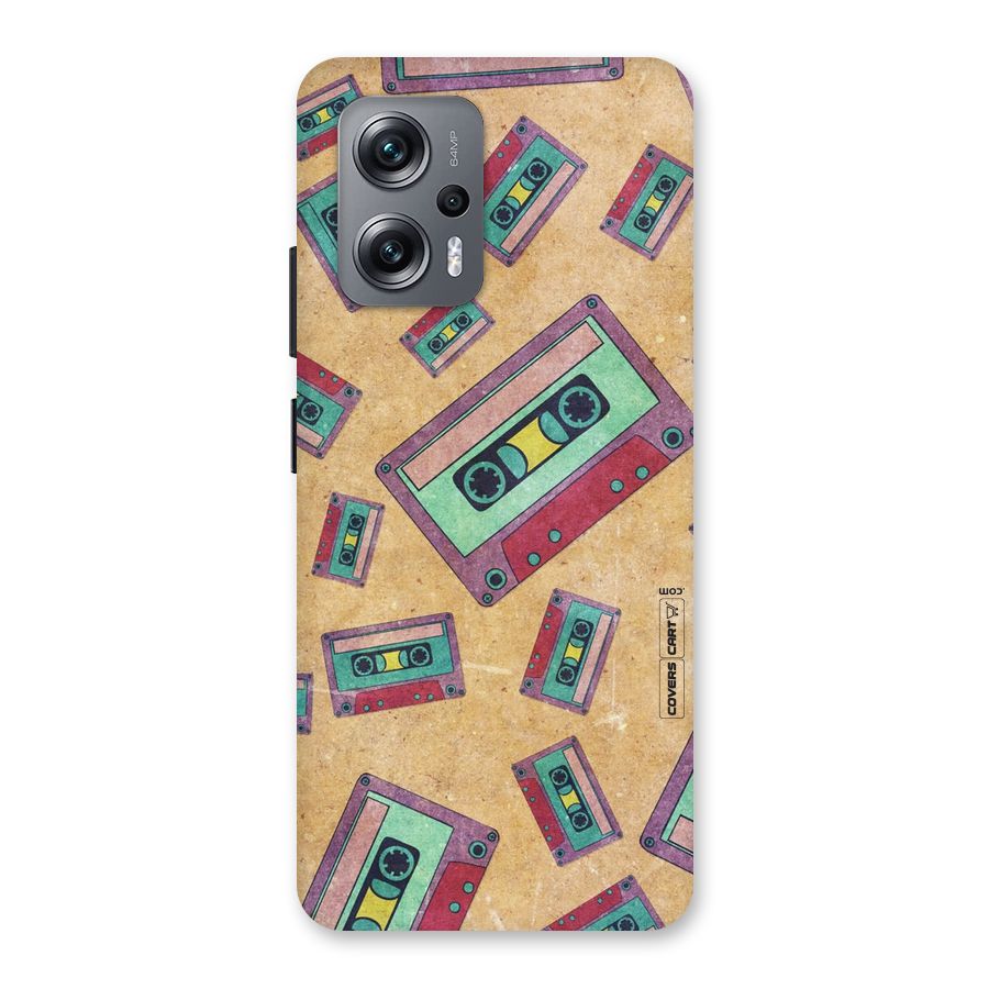 Ancient Cassettes Back Case for Redmi K50i