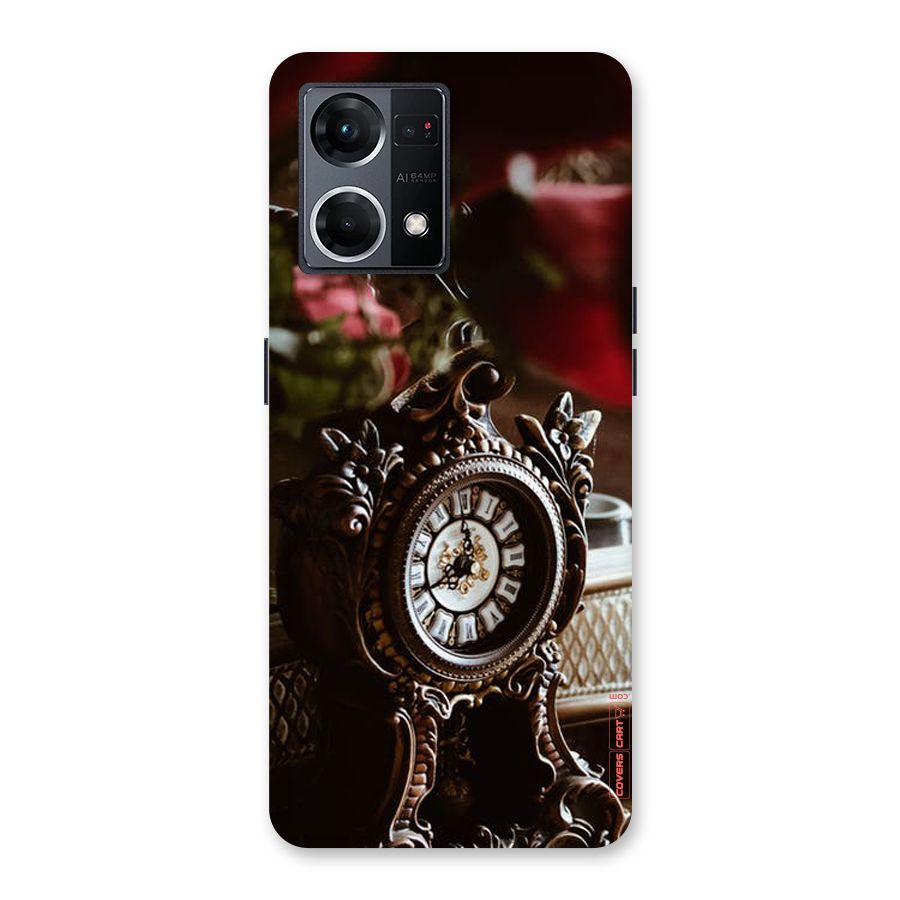 Ancient Clock Glass Back Case for Oppo F21 Pro 5G