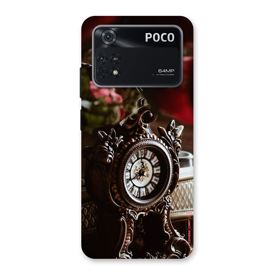 Ancient Clock Back Case for Poco M4 Pro 4G