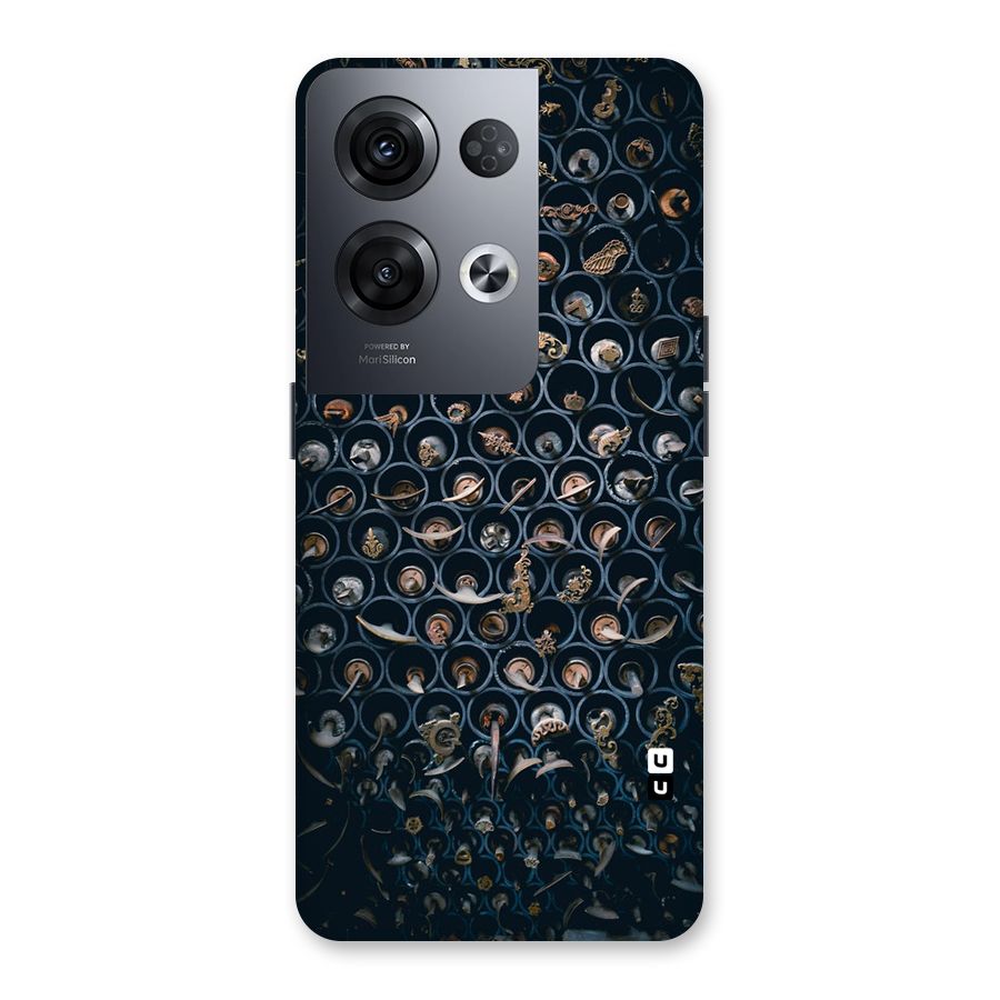 Ancient Wall Circles Back Case for Oppo Reno8 Pro 5G