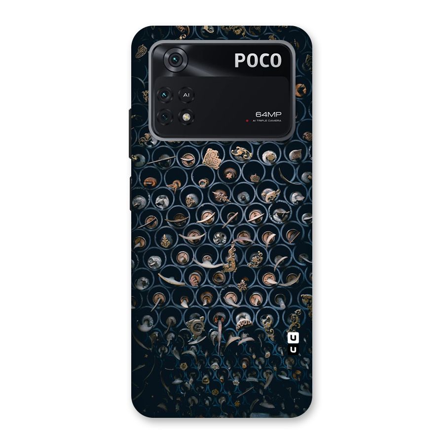 Ancient Wall Circles Back Case for Poco M4 Pro 4G