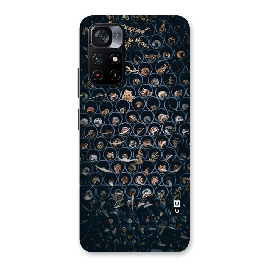 Ancient Wall Circles Back Case for Poco M4 Pro 5G