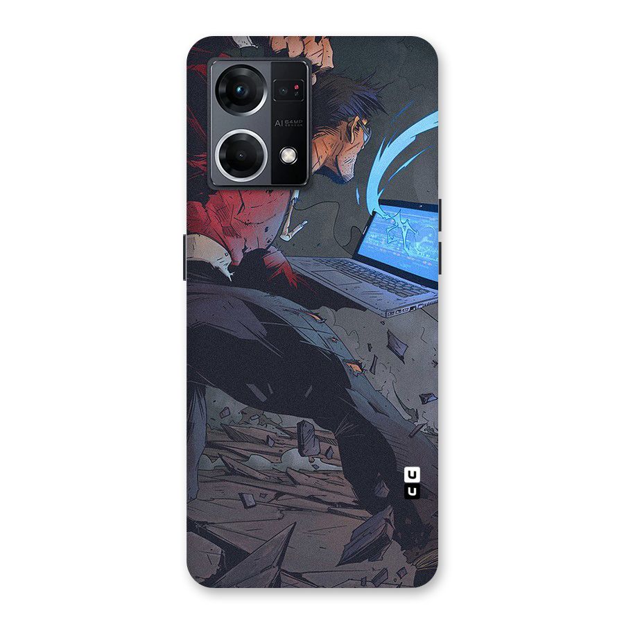 Angry Programmer Glass Back Case for Oppo F21 Pro 5G