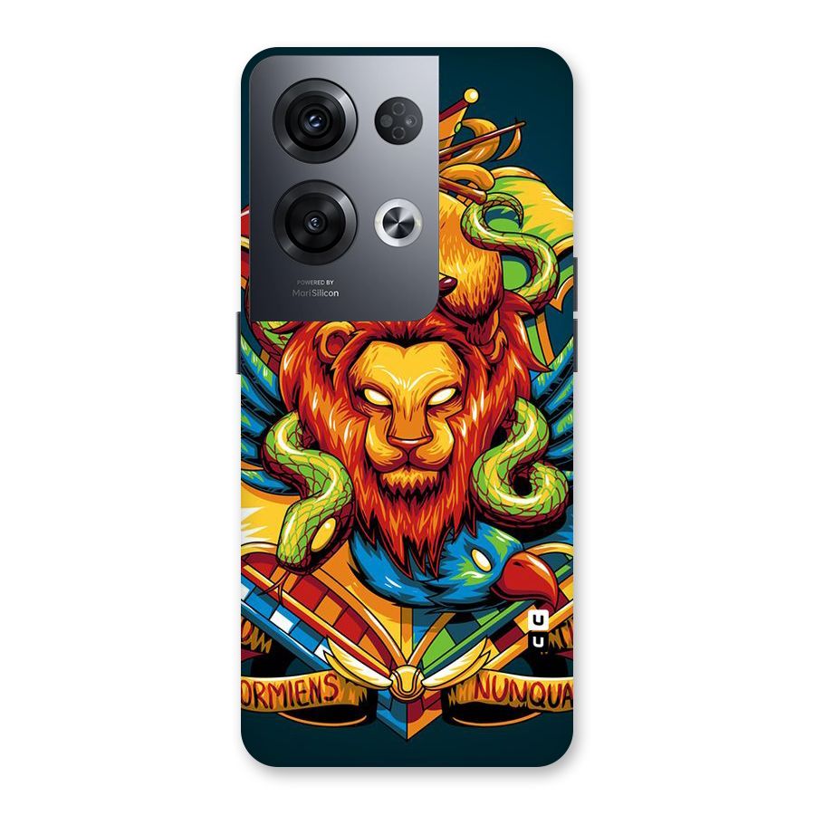 Animal Art Back Case for Oppo Reno8 Pro 5G