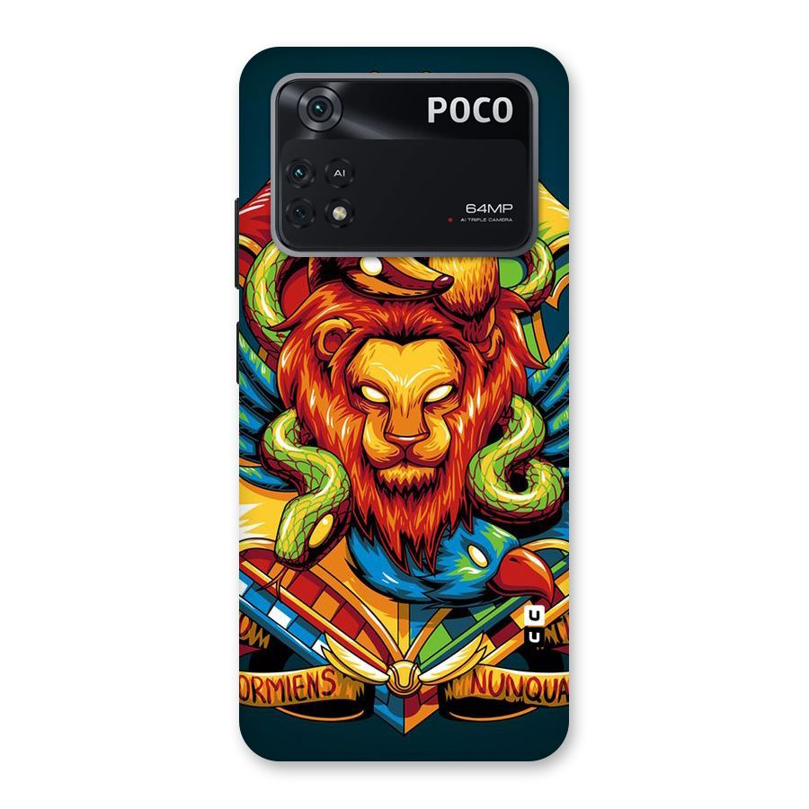 Animal Art Back Case for Poco M4 Pro 4G