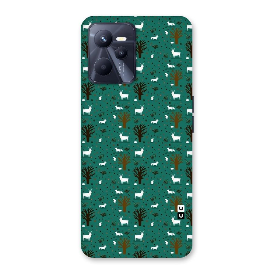 Animal Grass Pattern Back Case for Realme C35