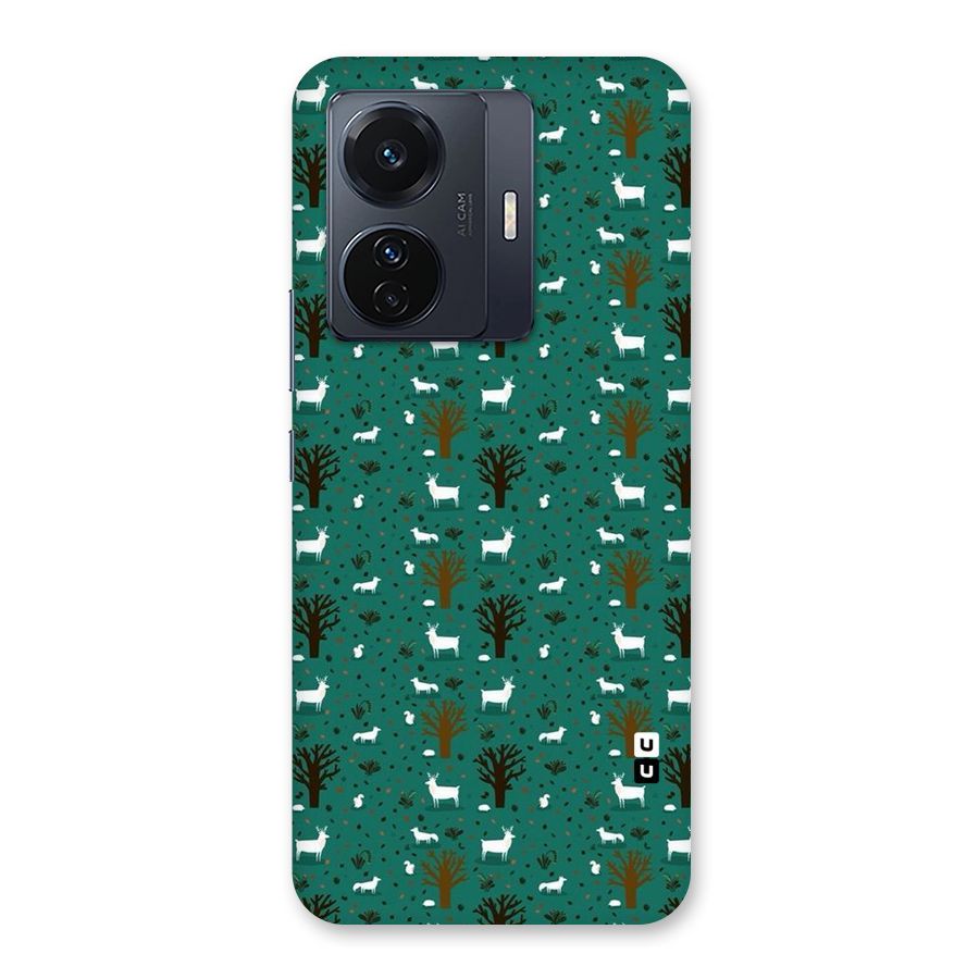 Animal Grass Pattern Back Case for Vivo T1 Pro