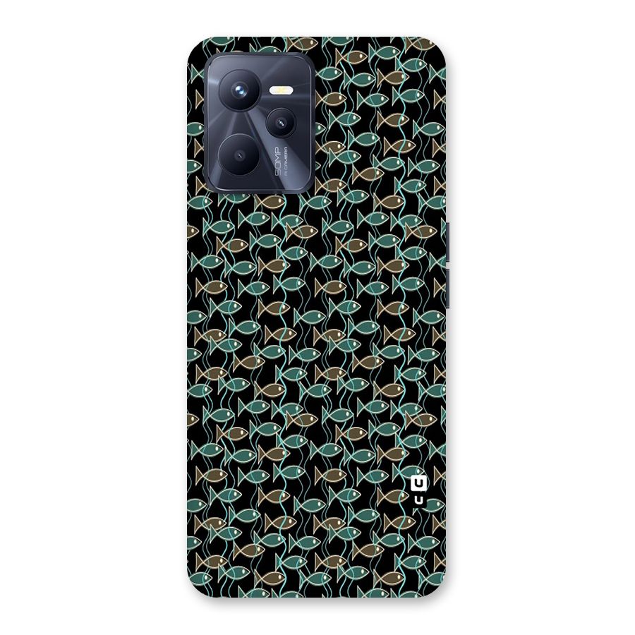 Animated Fishes Art Pattern Back Case for Realme C35