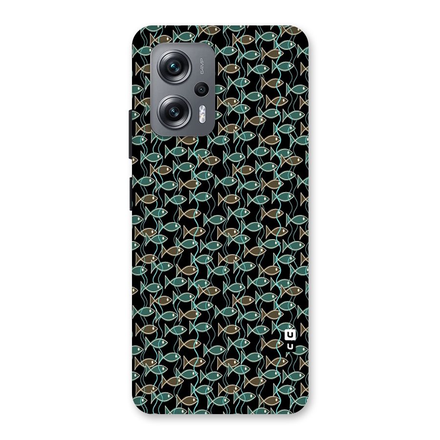 Animated Fishes Art Pattern Back Case for Redmi K50i